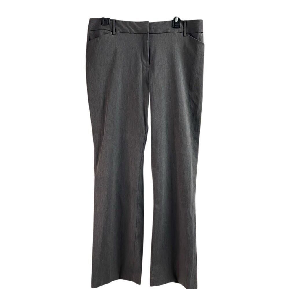 NWT GEORGE Women’s Classic Straight Leg Stretch Millennium Pant Sz 16P Char Gray